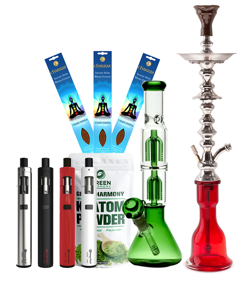 Glass Pipes Grinders Herbs Hookahs Incense Kratoms Rolling Papers Smoke Supplies Vaporizers